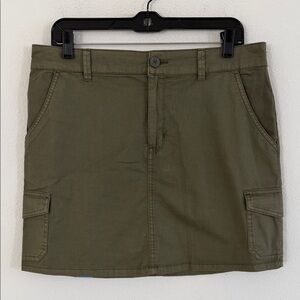 NWT Social Standard Sanctuary Hero Olive Green Cargo Pocket Mini Skirt